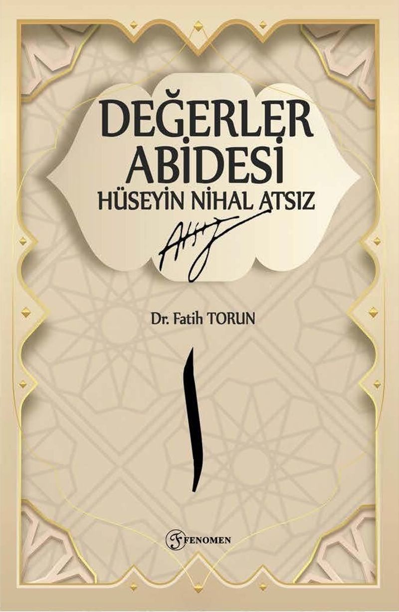Değerler Abidesi Hüseyin Nihal Atsız kitap kapağı