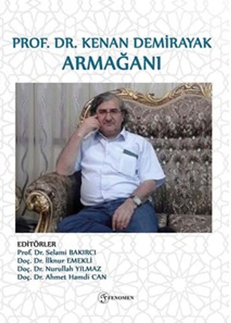 Prof. Dr. Kenan Demirayak Armağanı kitap kapağı