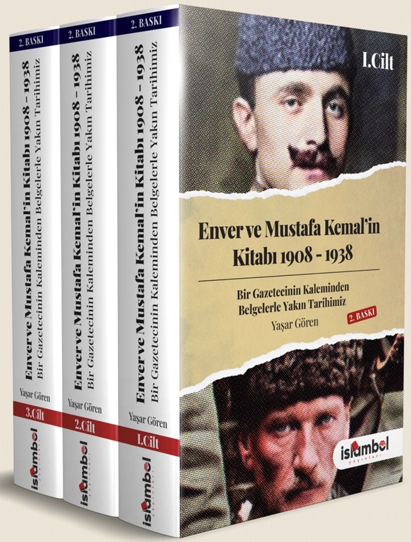 Enver ve Mustafa Kemal'in Kitabı 1908 - 1938 (3 Kitap Takım) kitap kapağı