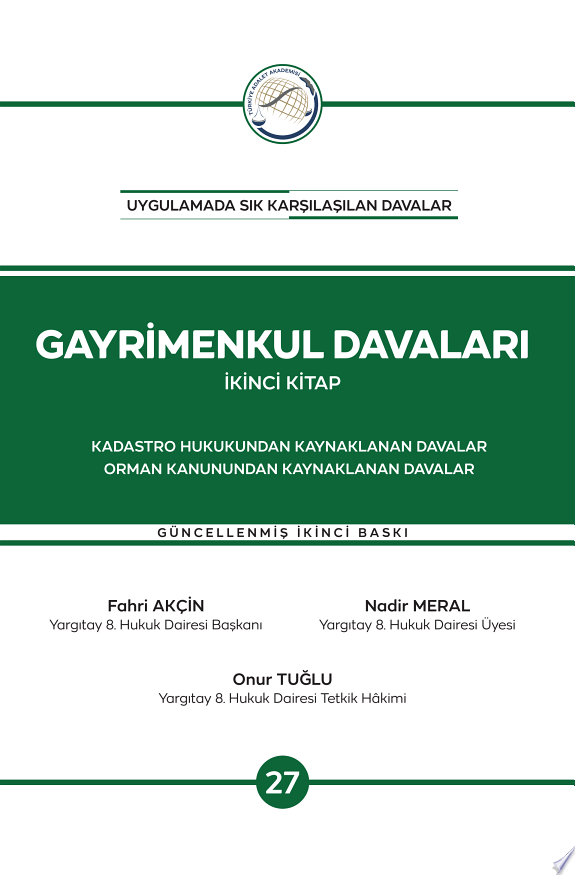 GAYRİMENKUL DAVALARI İKİNCİ KİTAP (2. BASKI) kitap kapağı