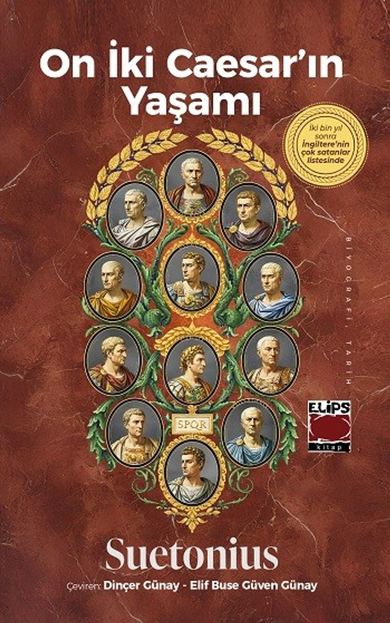 On İki Caesar’ın Yaşamı kitap kapağı