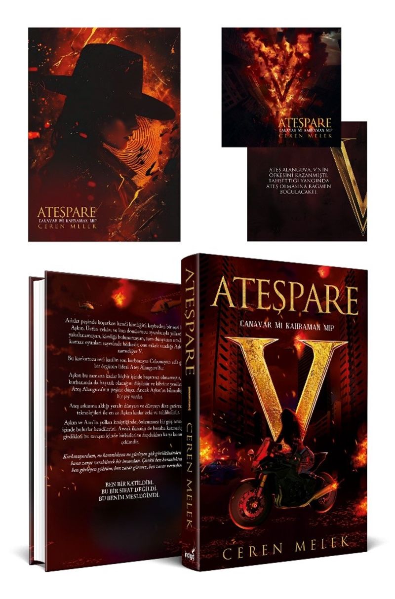 Ateşpare 1 / Canavar mı Kahraman mı? (Ciltli) kitap kapağı