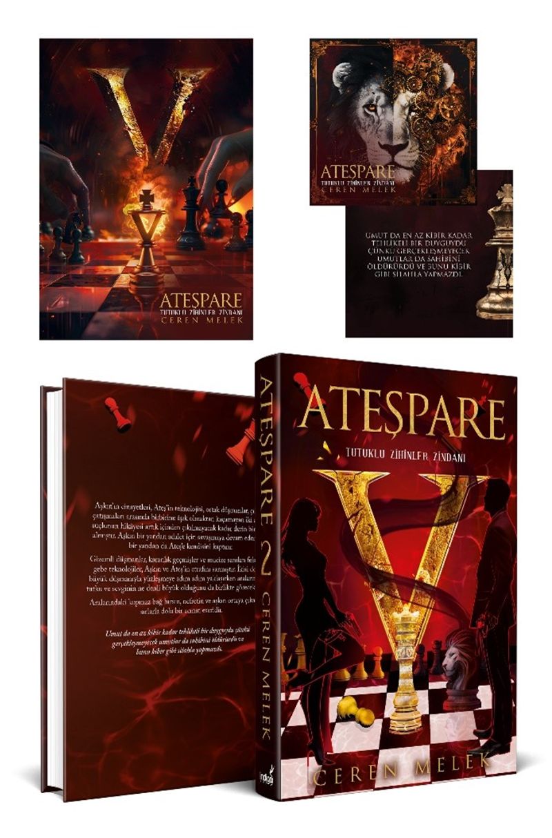 Ateşpare 2 / Tutuklu Zihinler Zindan (Ciltli) kitap kapağı