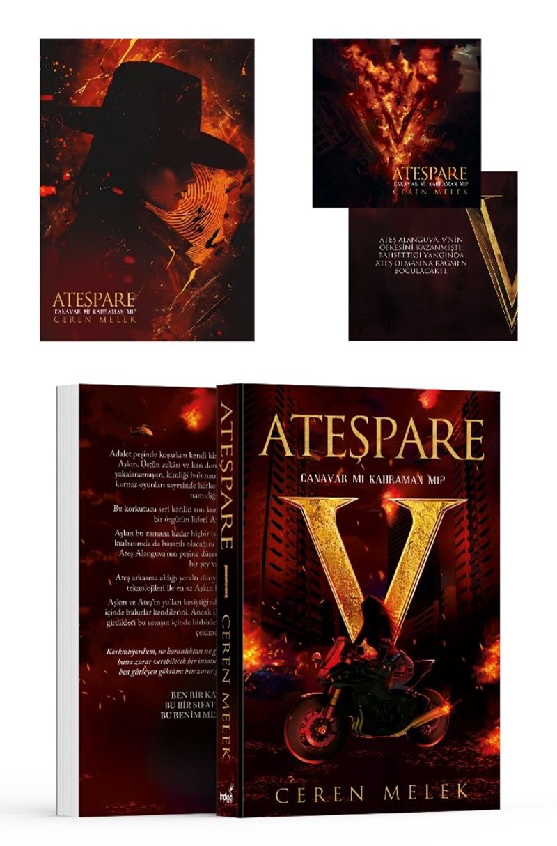 Ateşpare 1 / Canavar mı Kahraman mı? (Karton Kapak) kitap kapağı