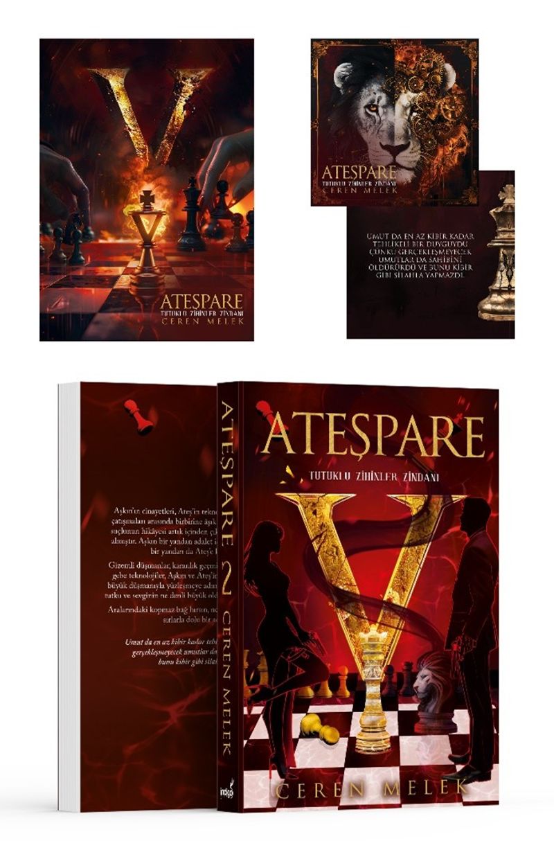 Ateşpare 2 / Tutuklu Zihinler Zindanı (Karton Kapak) kitap kapağı