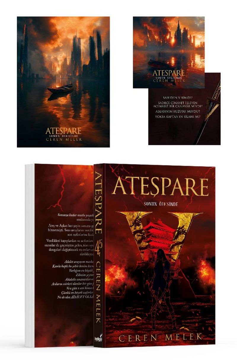 Ateşpare 4,5 / Sonun Ötesinde (Karton Kapak) kitap kapağı