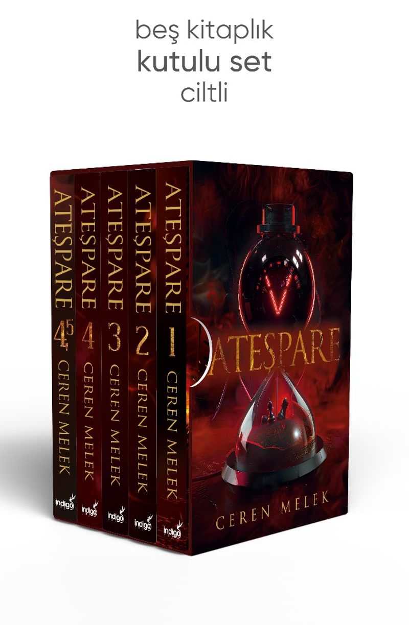Ateşpare Seti 5 Kitap (Ciltli) kitap kapağı