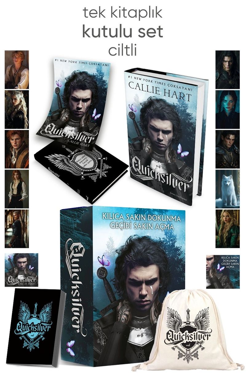 Ouicksilver (Ciltli - Kutulu Set) kitap kapağı