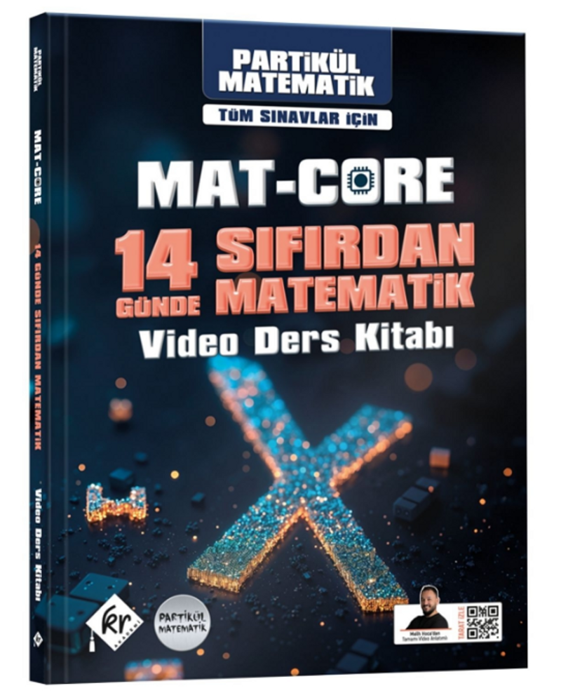 Partikül Matematik Mat-Core 14 Günde Sıfırdan Matematik Video Ders Kitabı kitap kapağı