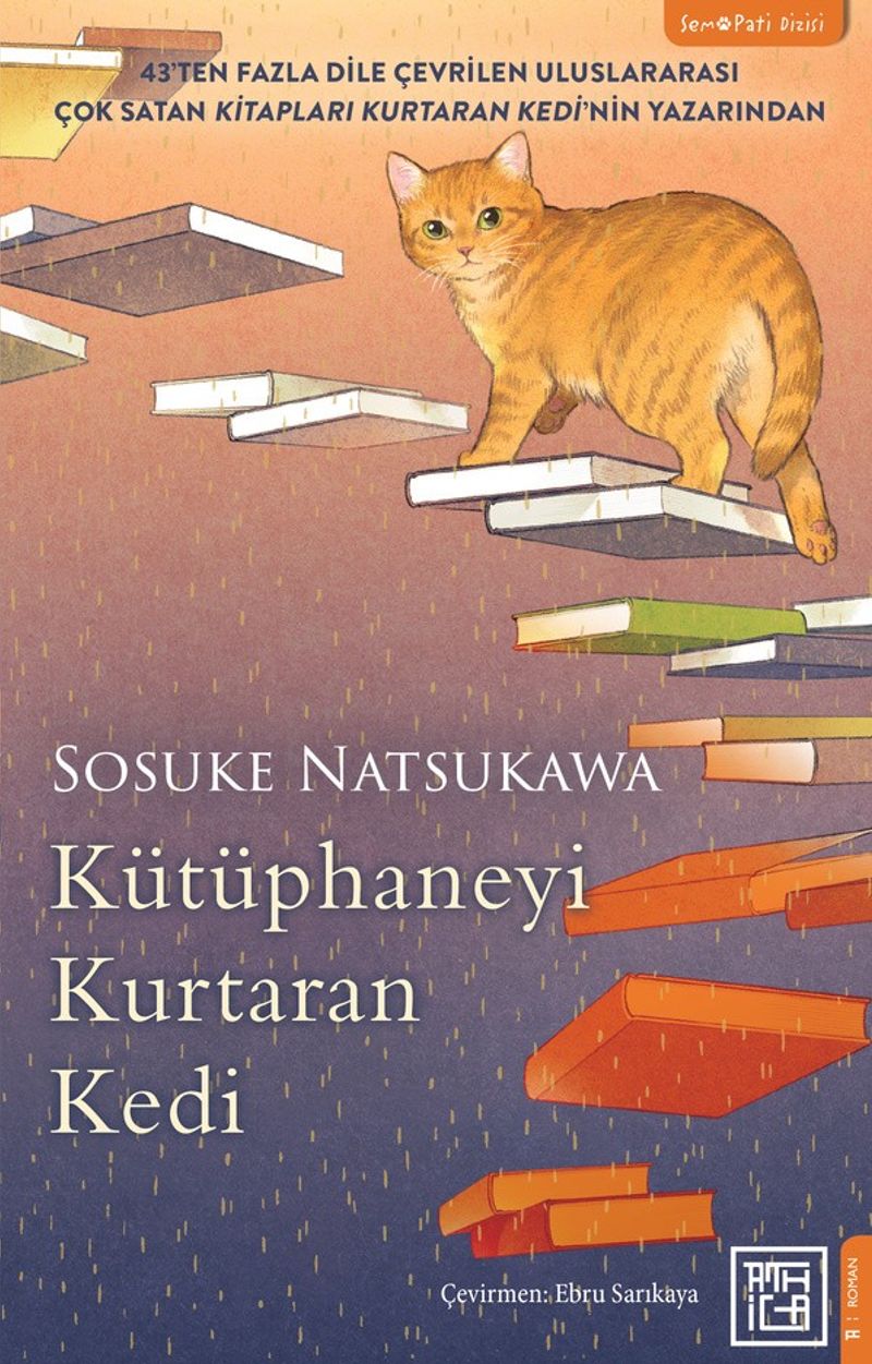 Kütüphaneyi Kurtaran Kedi kitap kapağı
