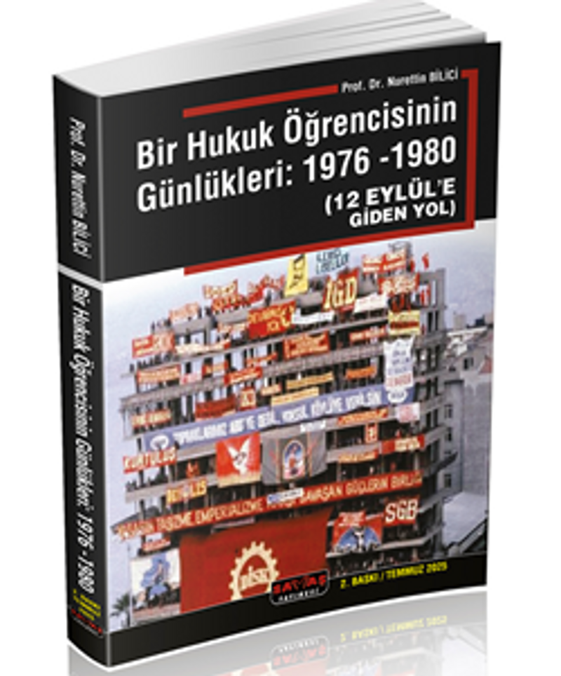 Bir Hukuk Öğrencisinin Günlükleri 1976 -1980 kitap kapağı