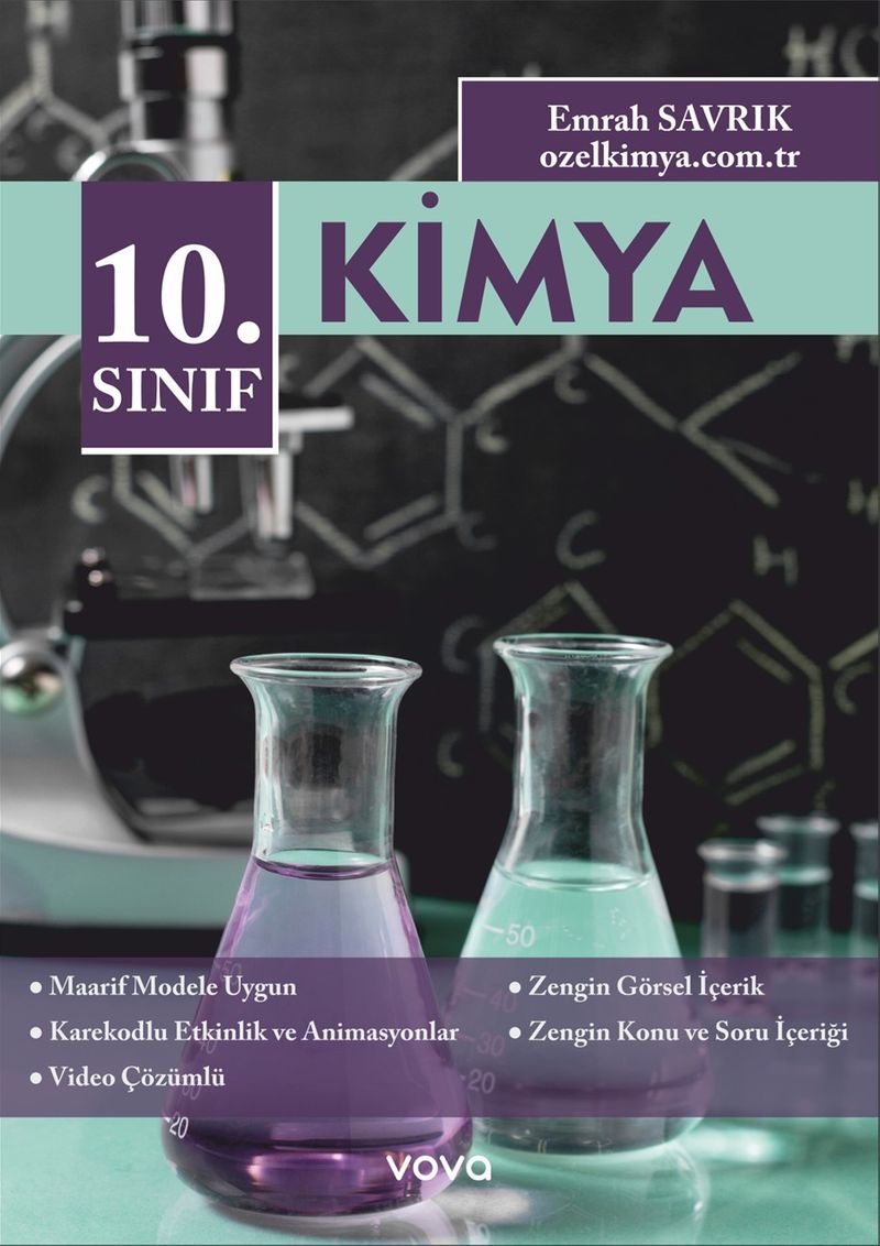 10. Sınıf Kimya kitap kapağı