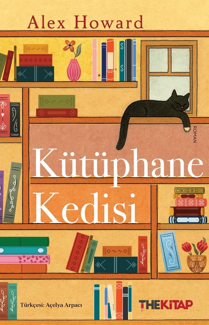 Kütüphane Kedisi kitap kapağı
