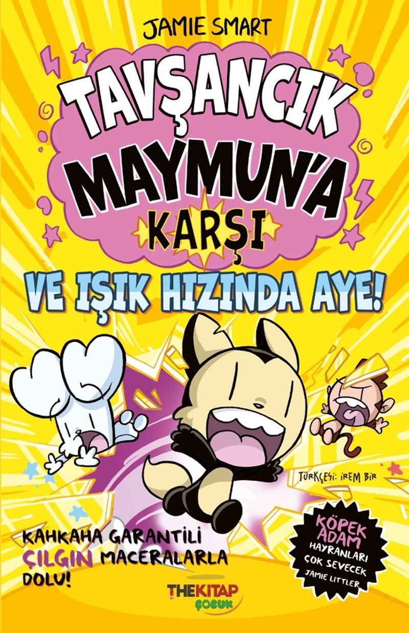 Tavşancık Maymun'a Karşı ve Işık Hızında Aye kitap kapağı