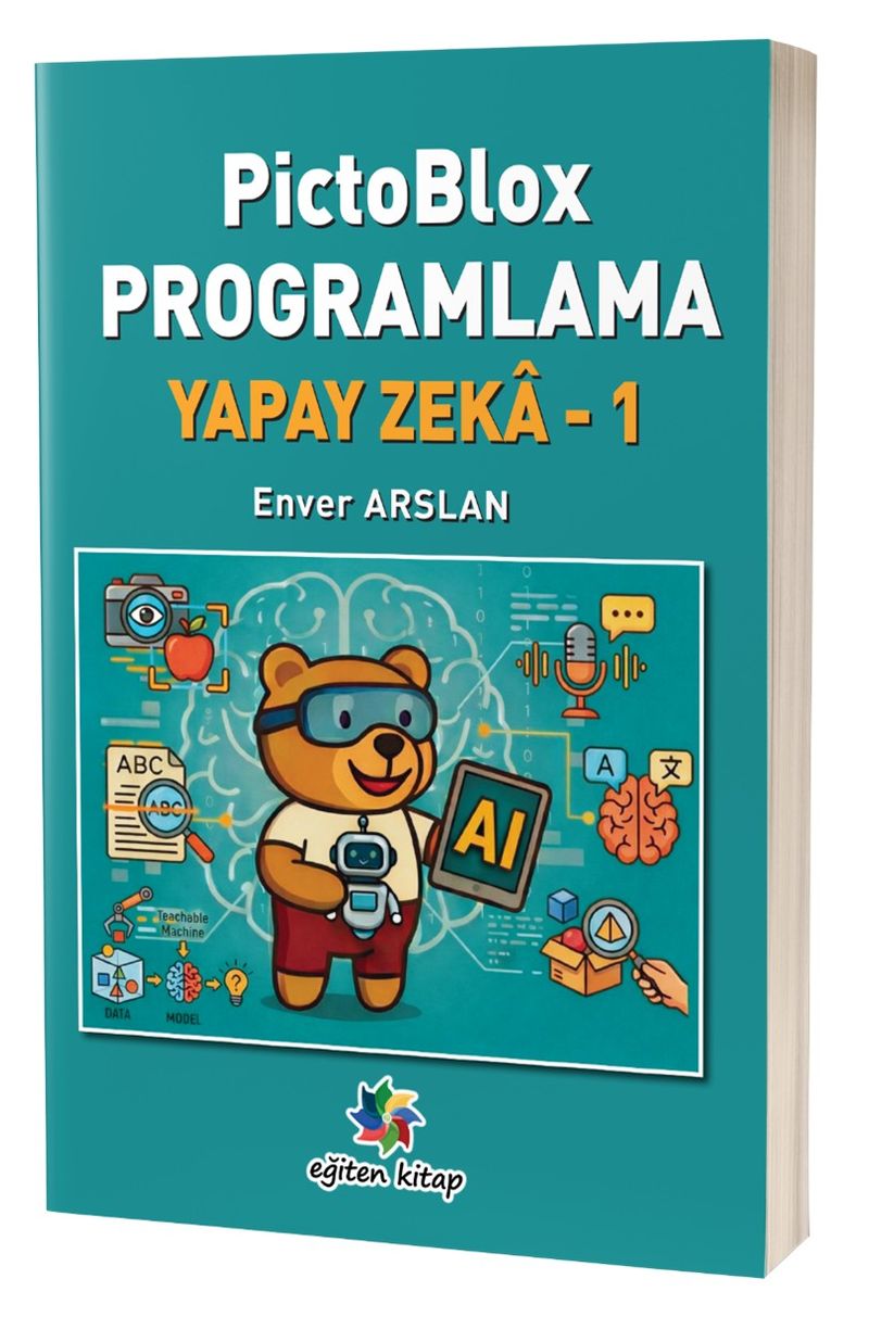 PictoBlox Programlama Yapay Zeka 1 kitap kapağı