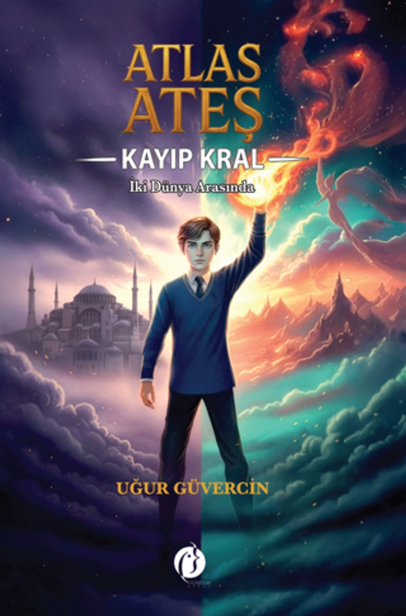 Atlas Ateş – Kayıp Kral İki Dünya Arasında kitap kapağı
