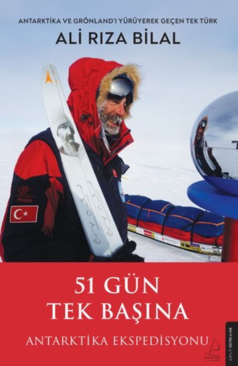 51 Gün Tek Başına Antarktika Ekspedisyonu kitap kapağı