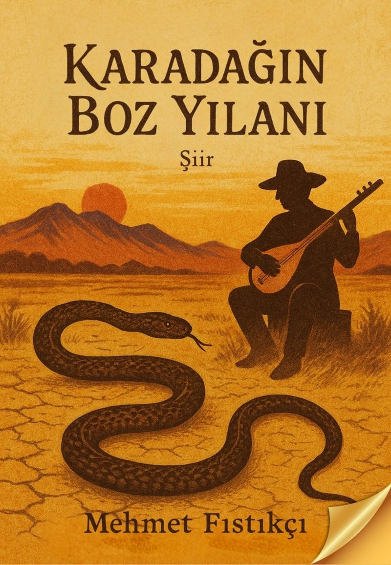 Karadağ'ın Boz Yılanı kitap kapağı