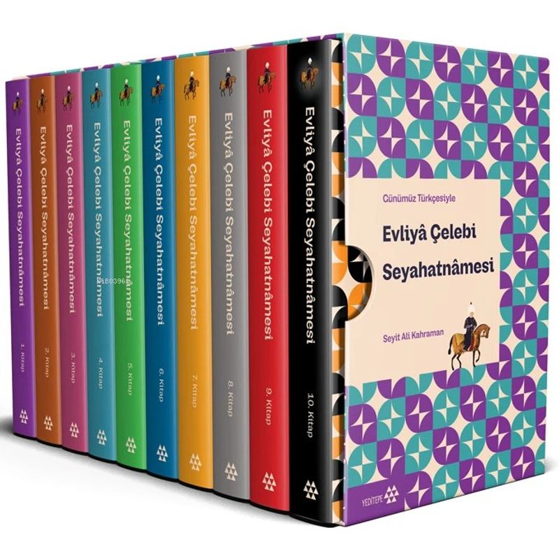 Evliya Çelebi Seyahatnamesi 10 Kitap (Takım) kitap kapağı