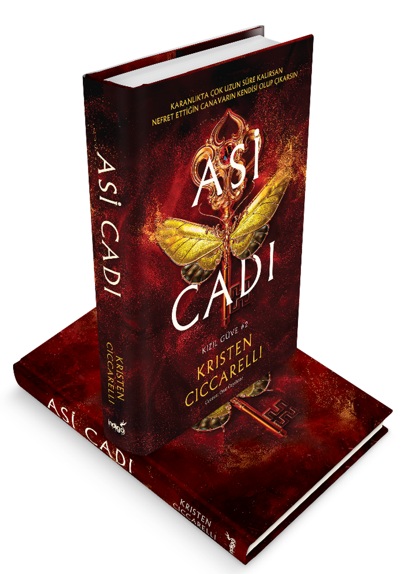 Asi Cadı Kızıl Güve 2 kitap kapağı