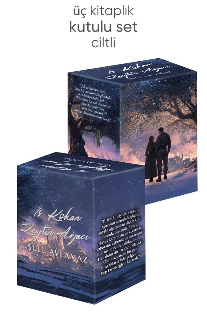 İs Kokan Zeytin Ağacı (3 Kitap Kutulu Set Ciltli) kitap kapağı