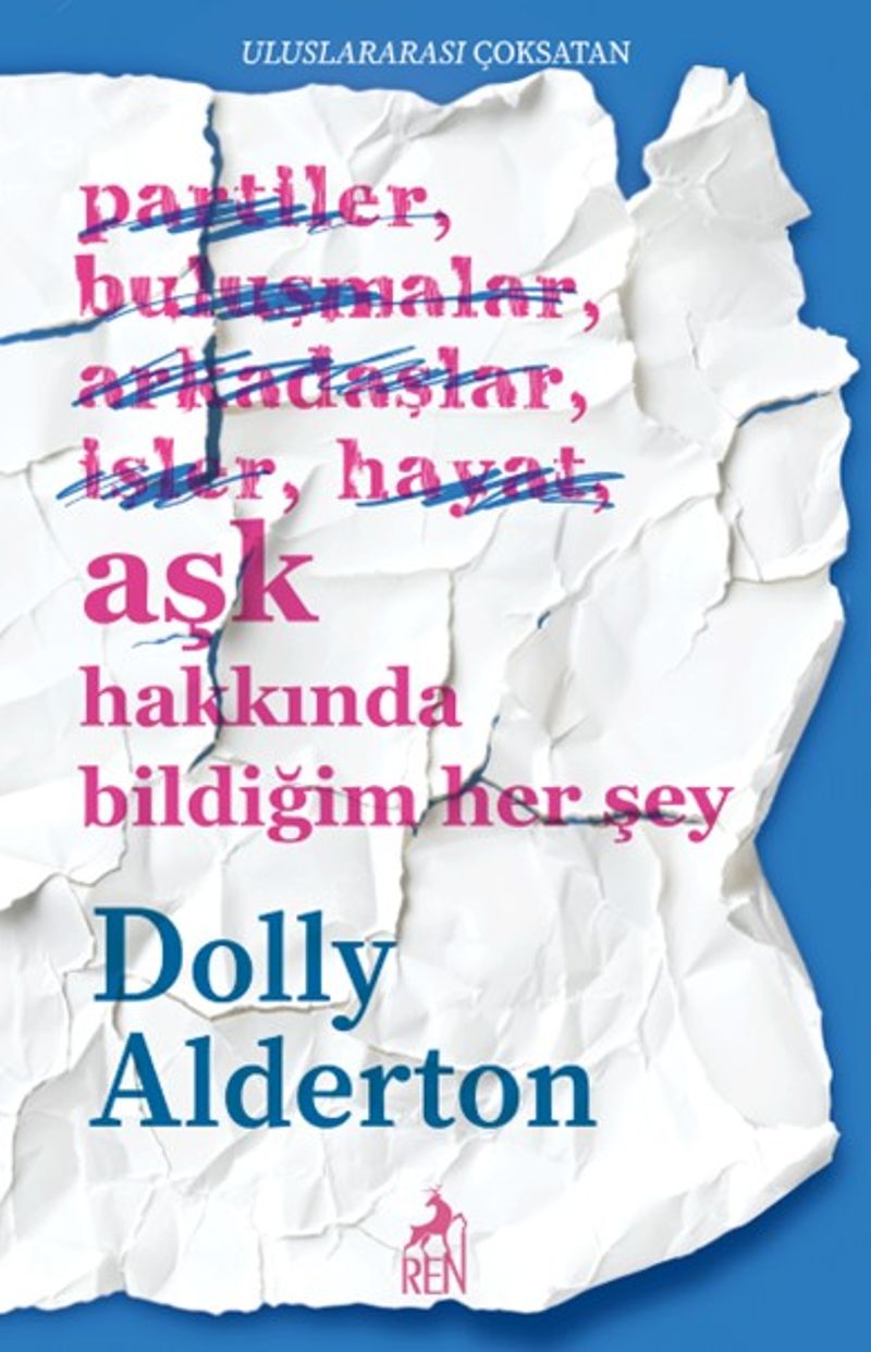 Aşk Hakkında Bildiğim Her Şey kitap kapağı