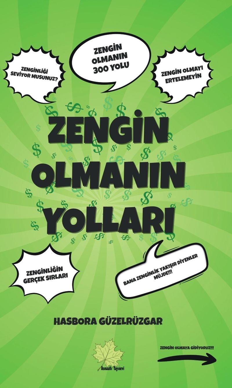 Zengin Olmanın Yolları kitap kapağı