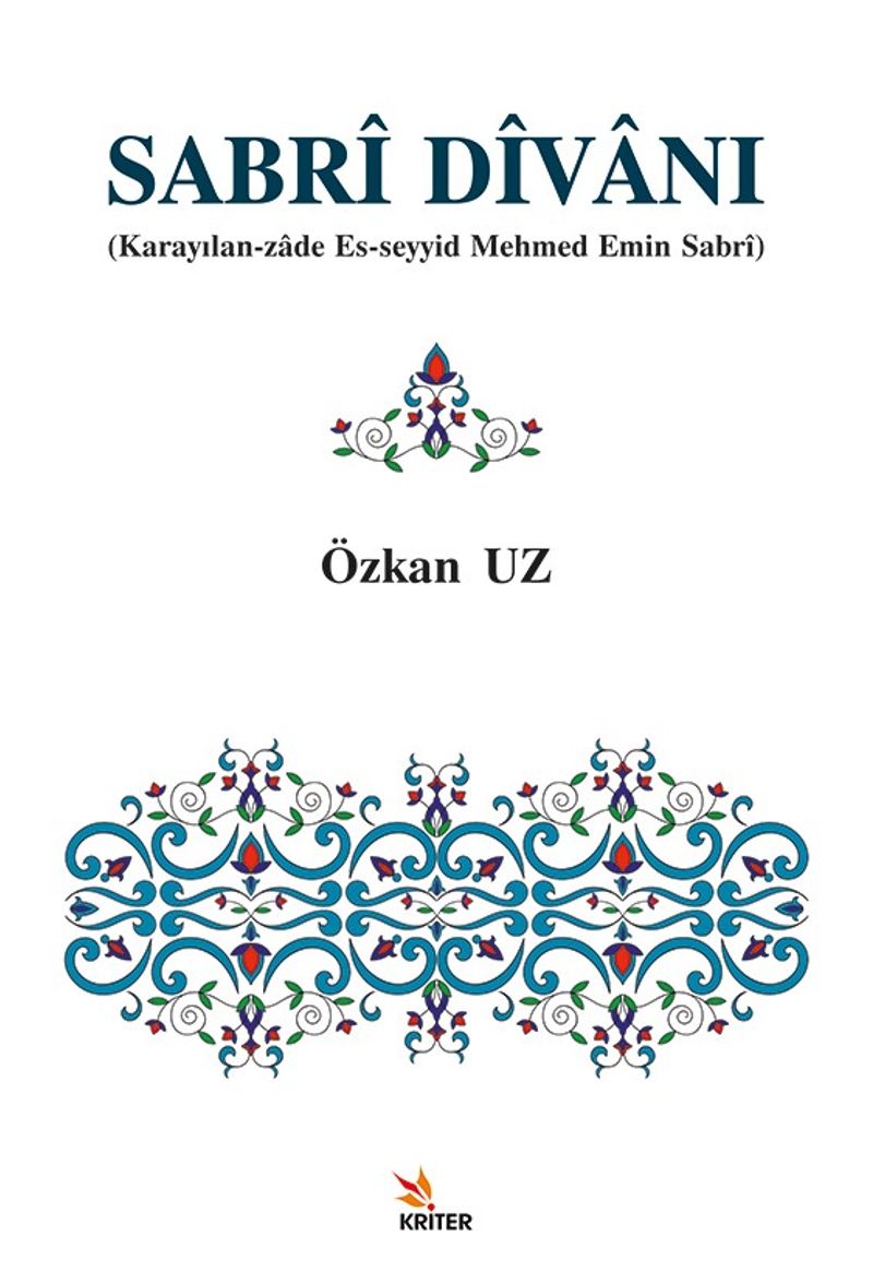 Sabrî Dîvanı Karayılan-zade Es-seyyid Mehmed Emin Sabrî kitap kapağı