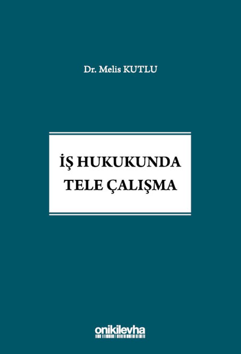 İş Hukukunda Tele Çalışma kitap kapağı