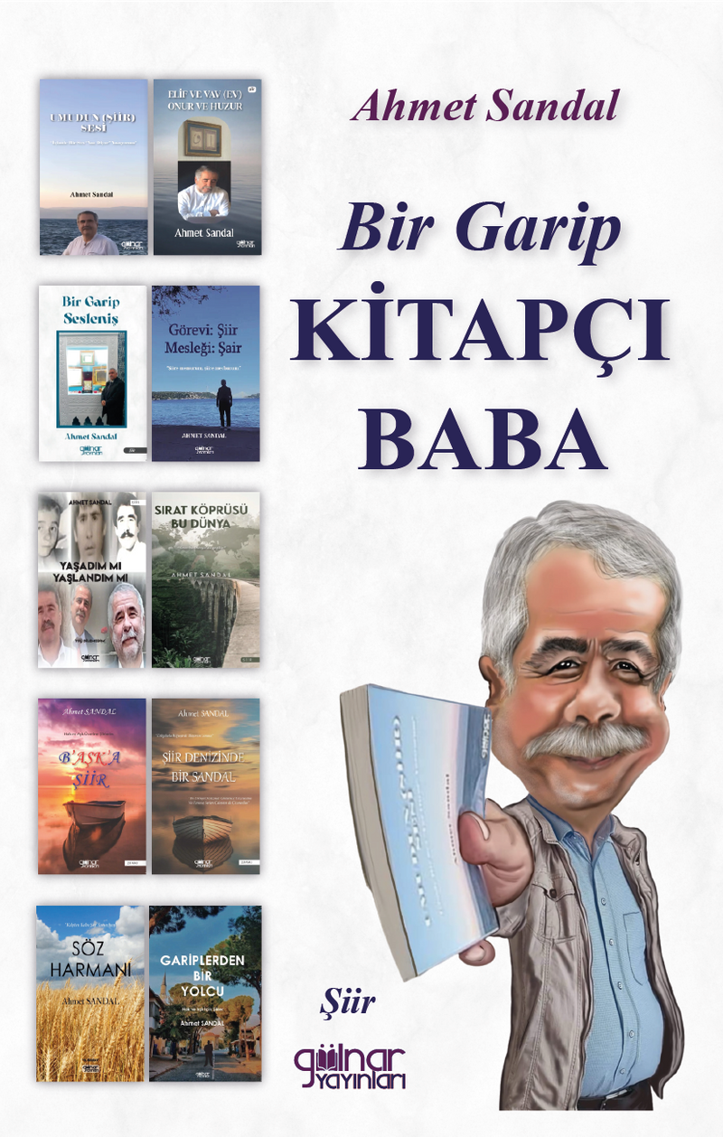 Bir Garip Kitapçı Baba Şiir kitap kapağı