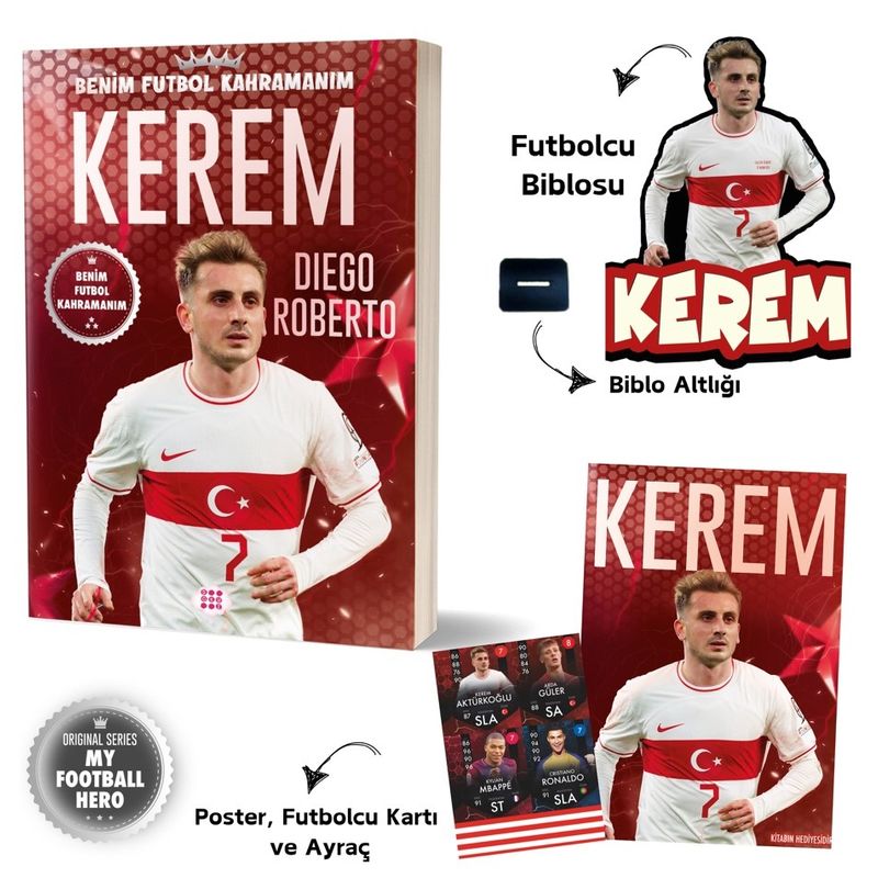 Kerem / Benim Futbol Kahramanım kitap kapağı