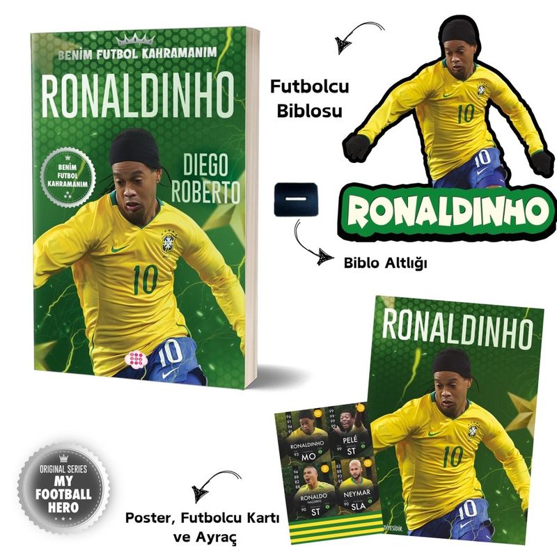 Ronaldinho / Benim Futbol Kahramanım kitap kapağı