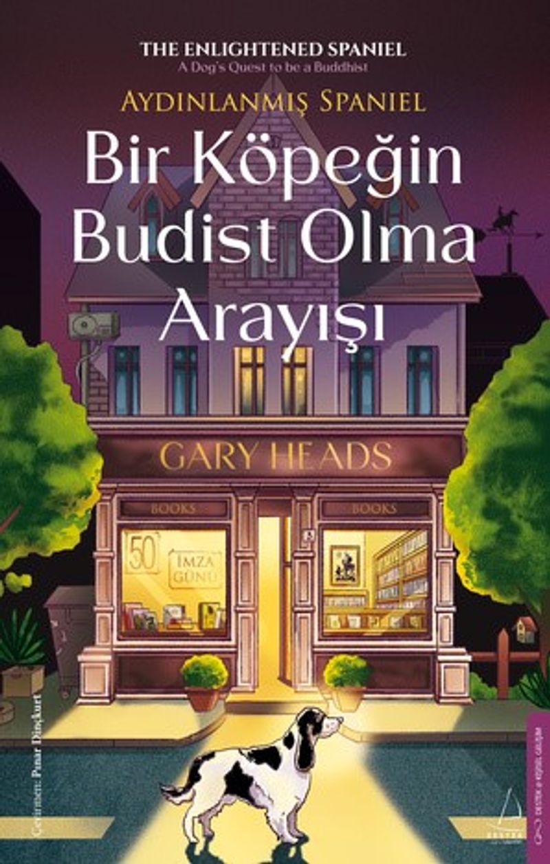 Bir Köpeğin Budist Olma Arayışı Aydınlanmış Spaniel kitap kapağı