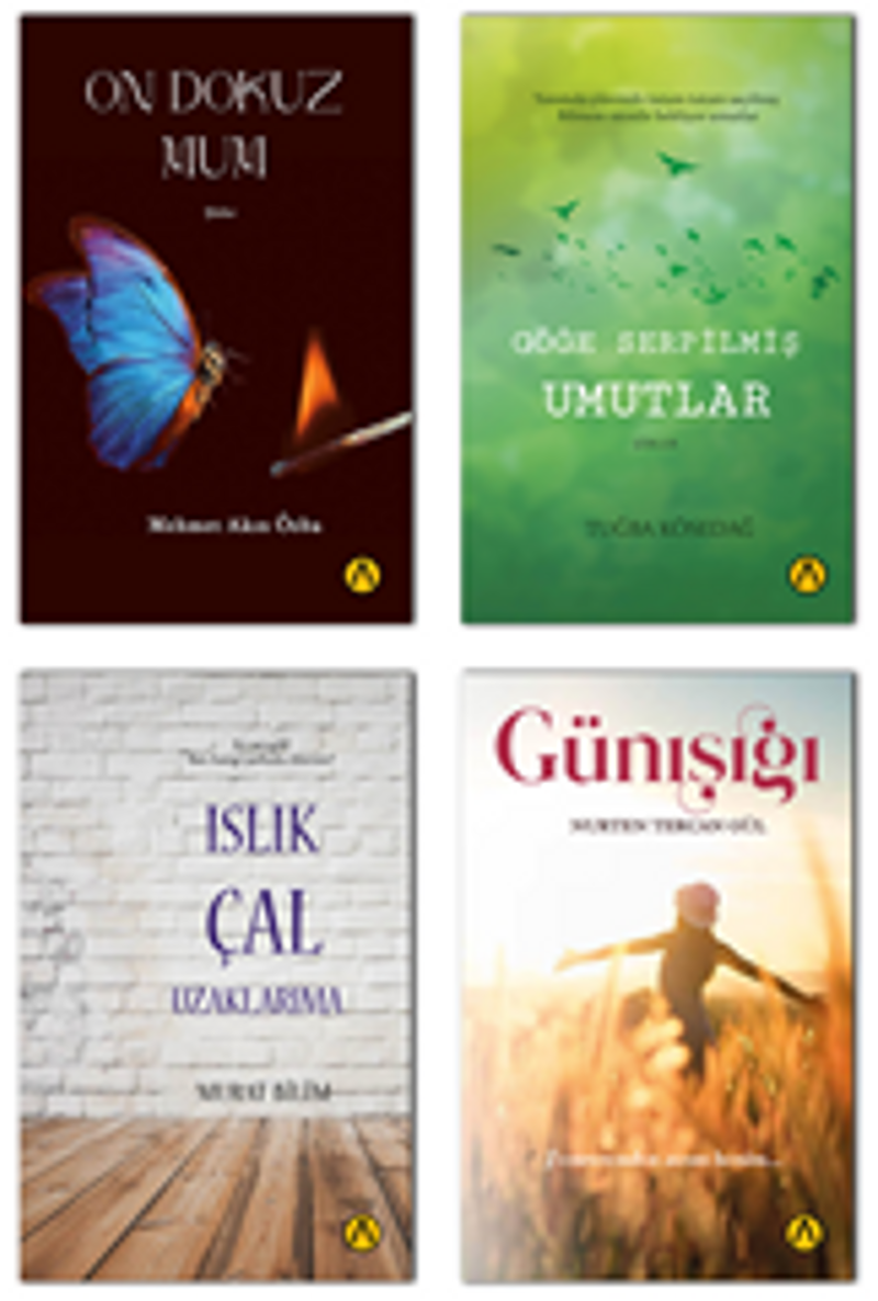 Harflerin Dansı Şiir Kitapları Seti (4 Kitap) kitap kapağı