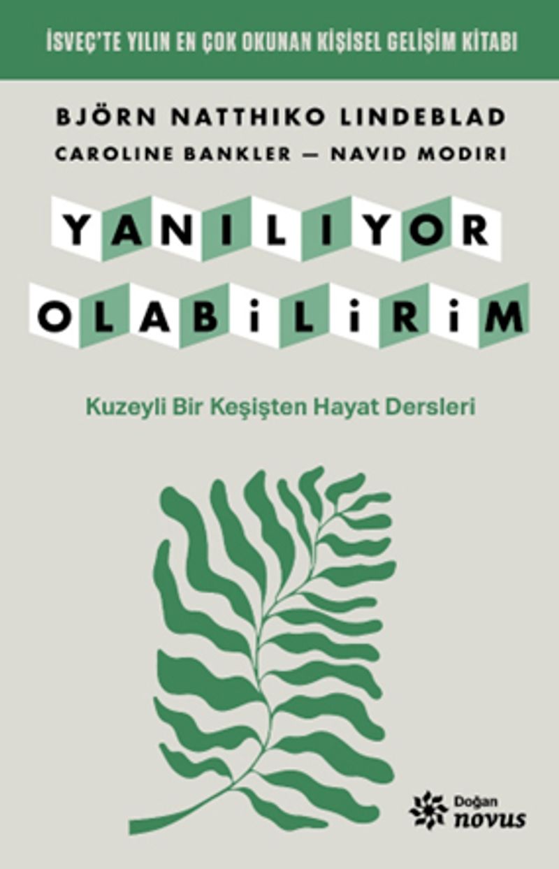 Yanılıyor Olabilirim Kuzeyli Bir Keşişten Hayat Dersleri kitap kapağı