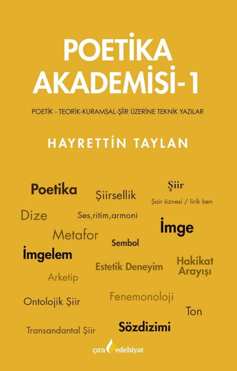 Poetika Akademisi 1 kitap kapağı