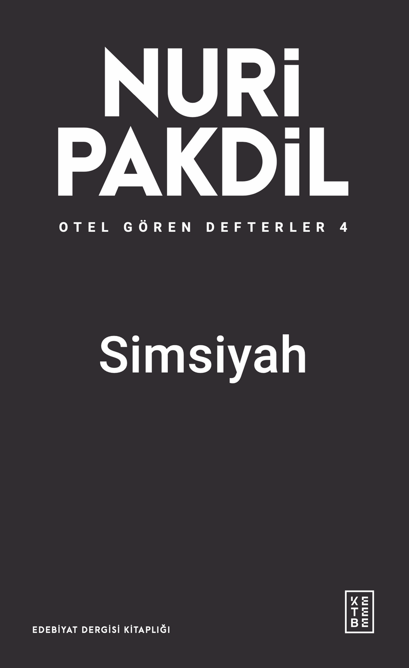 Otel Gören Defterler 4: Simsiyah kitap kapağı