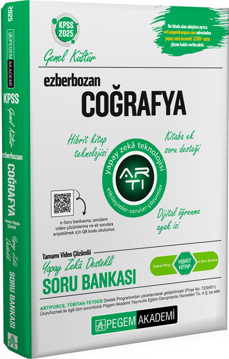 2025 Ezberbozan KPSS Genel Yetenek Genel Kültür Coğrafya Soru Bankası kitap kapağı