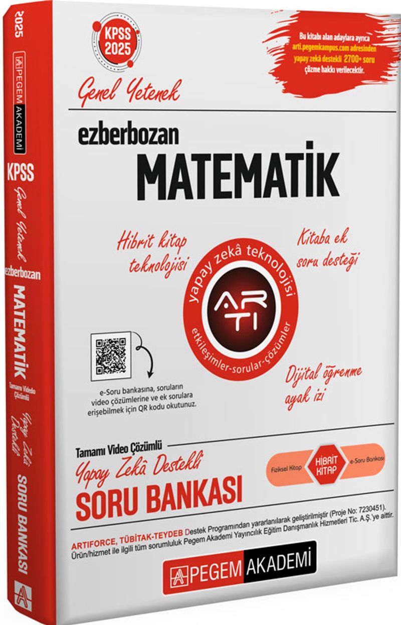2025 Ezberbozan KPSS Genel Yetenek Genel Kültür Matematik Soru Bankası kitap kapağı