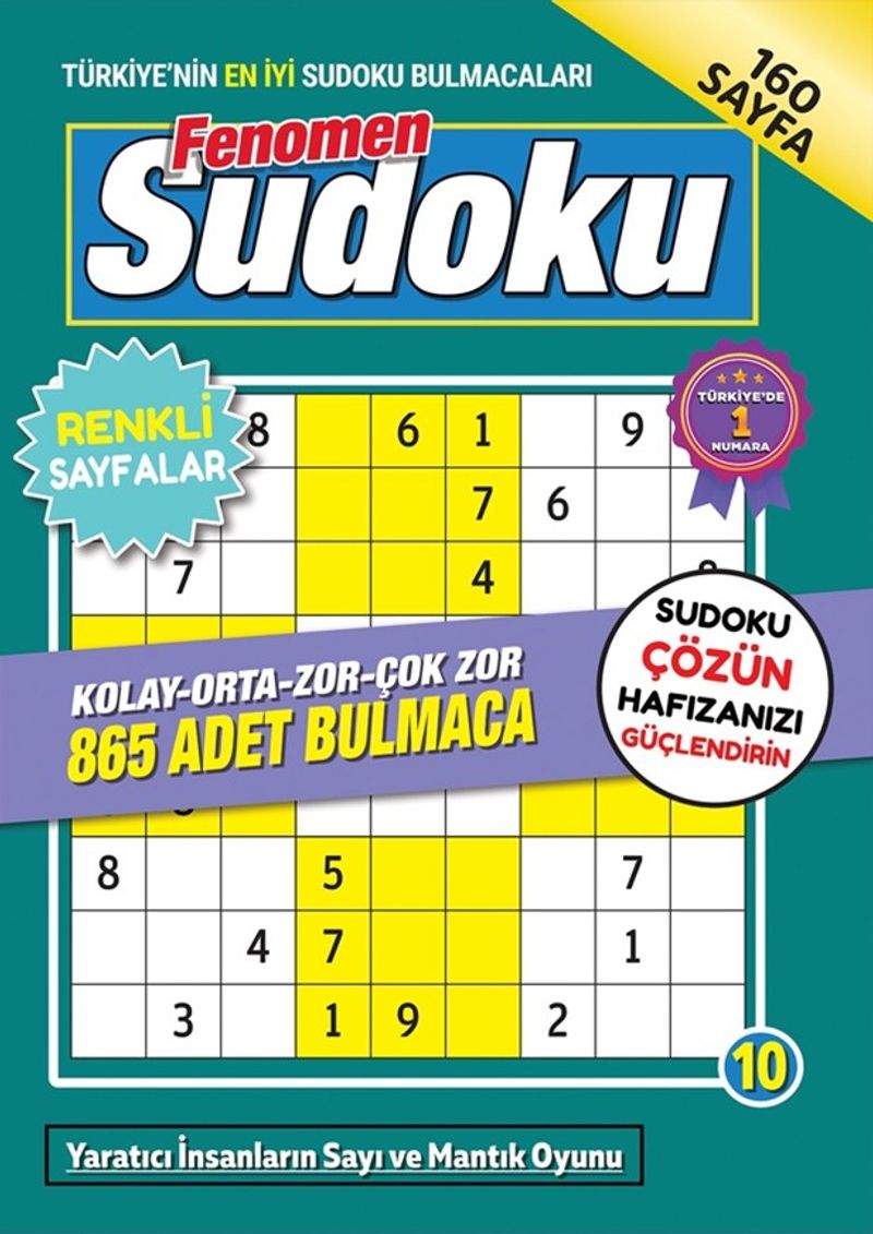 Fenomen Sudoku 10 kitap kapağı