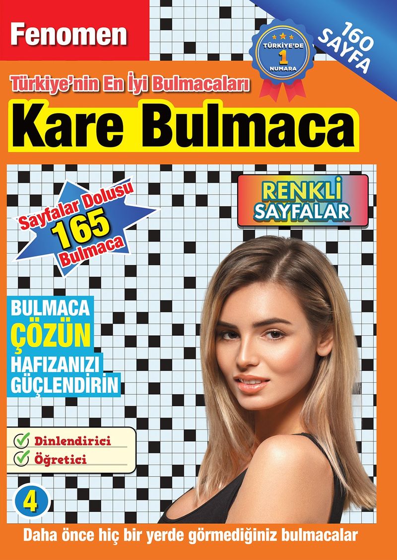 Fenomen Kare Bulmaca 4 kitap kapağı