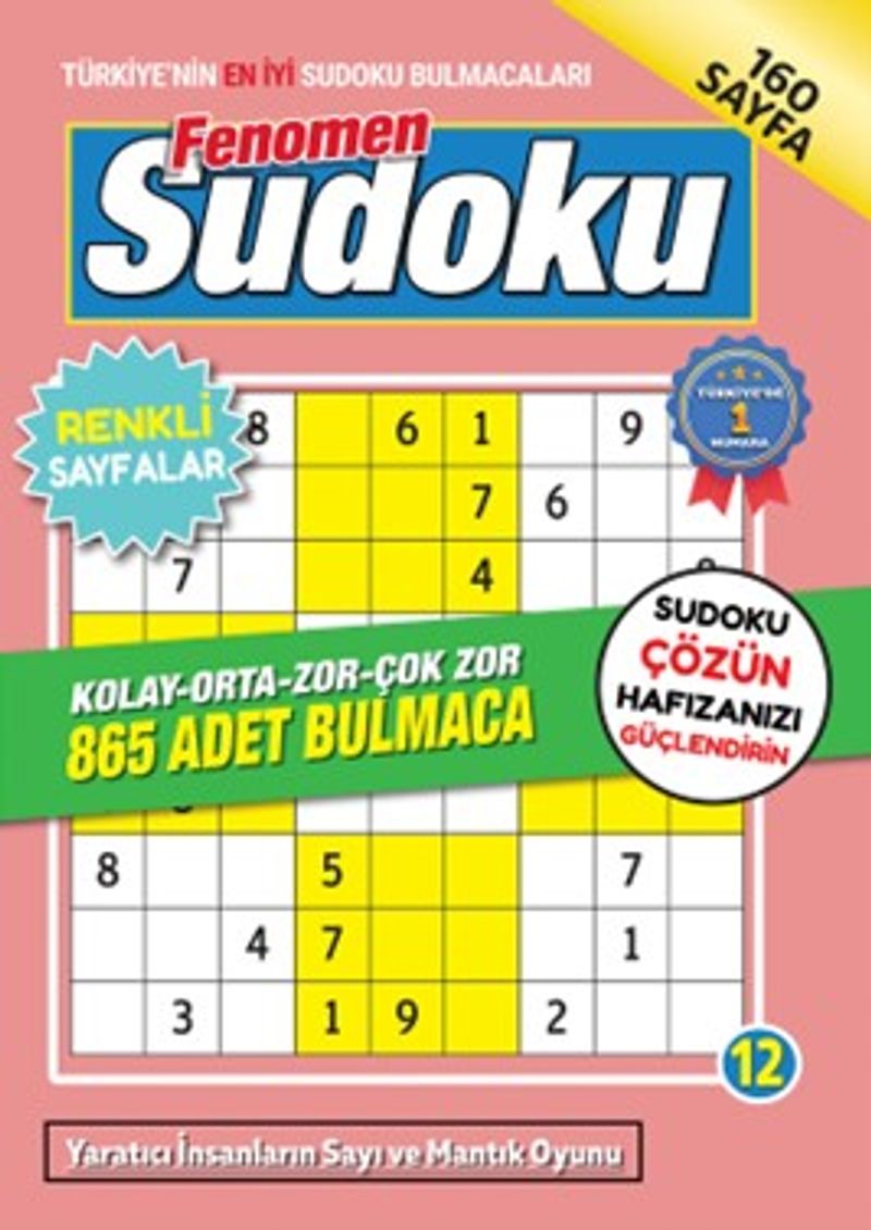 Fenomen Sudoku 12 kitap kapağı