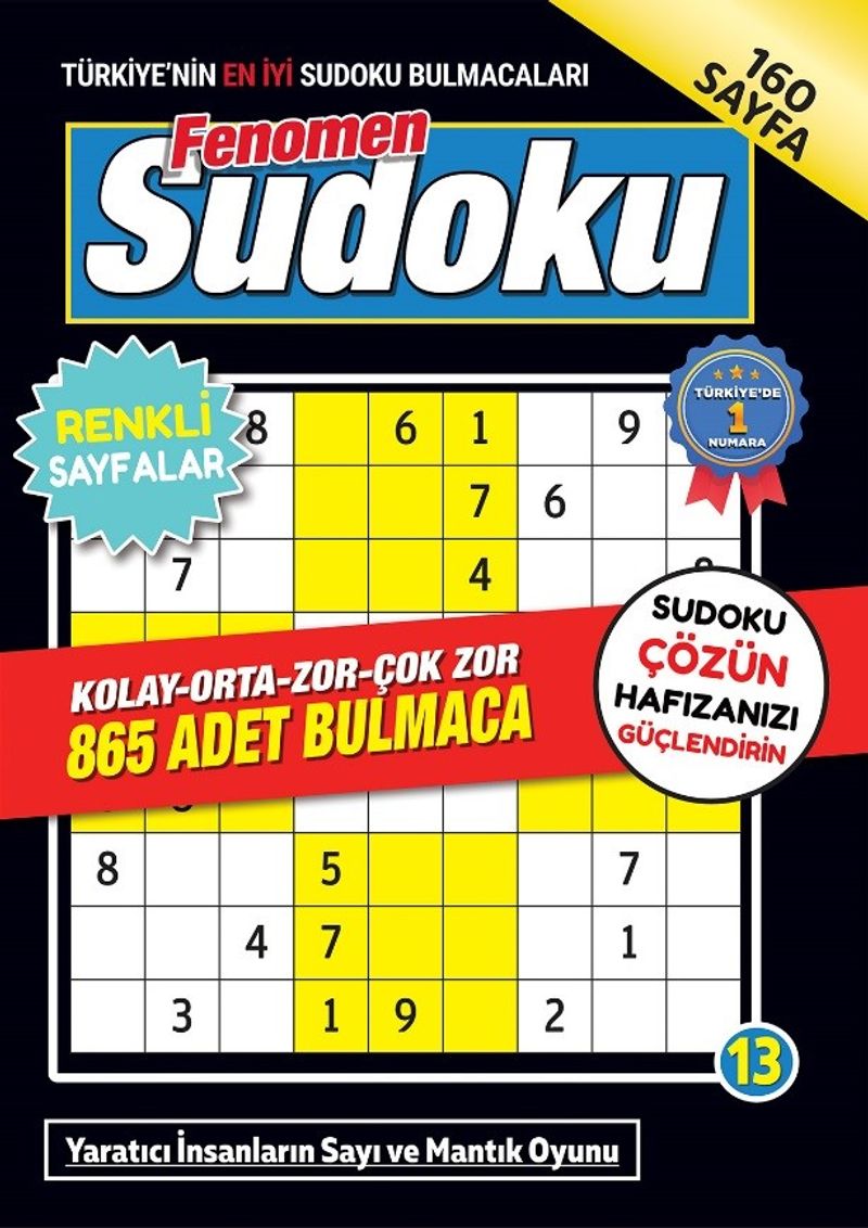 Fenomen Sudoku 13 kitap kapağı