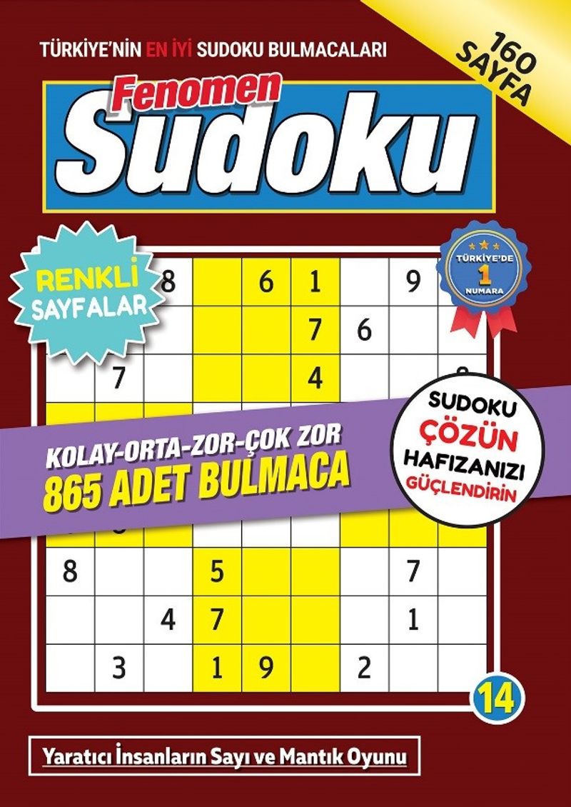 Fenomen Sudoku 14 kitap kapağı