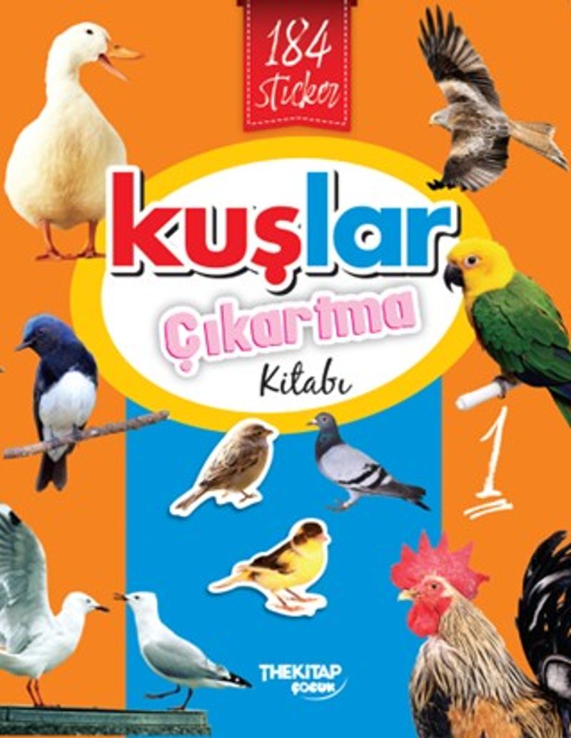 Kuşlar Çıkartma Kitabı 1 kitap kapağı