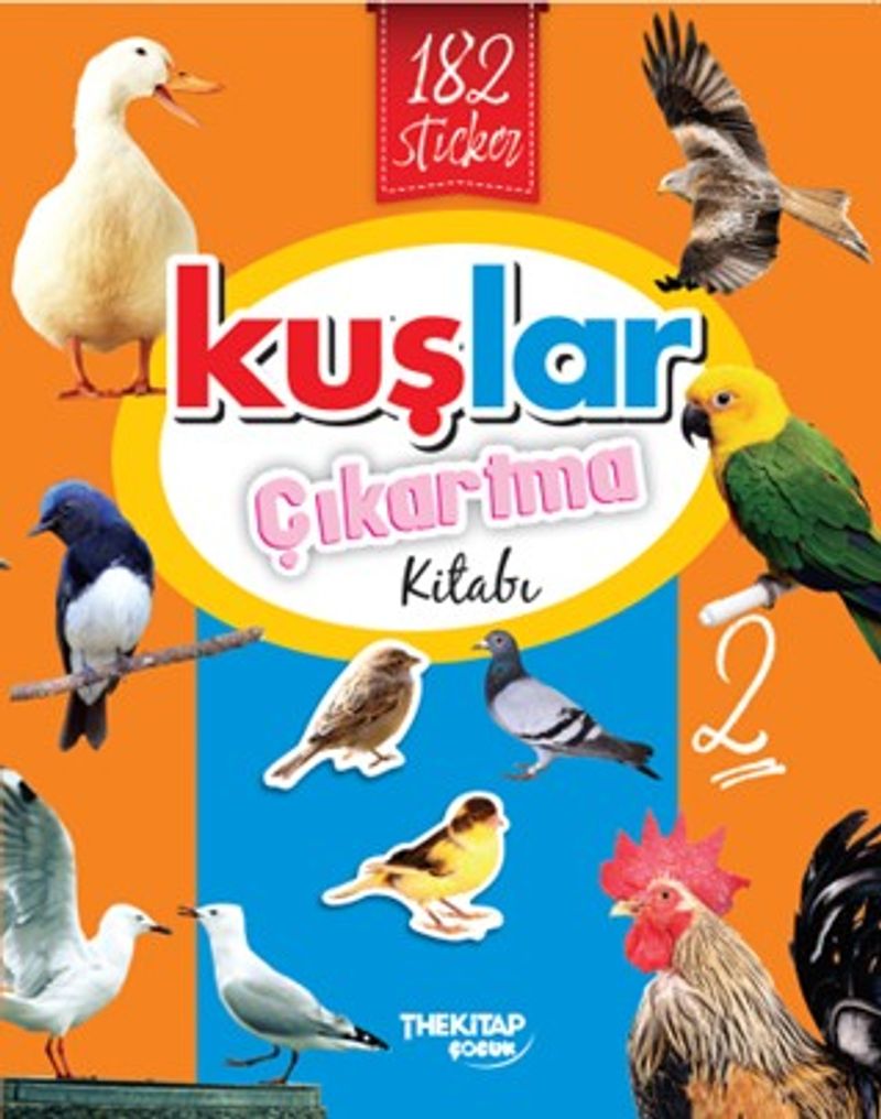 Kuşlar Çıkartma Kitabı 2 kitap kapağı