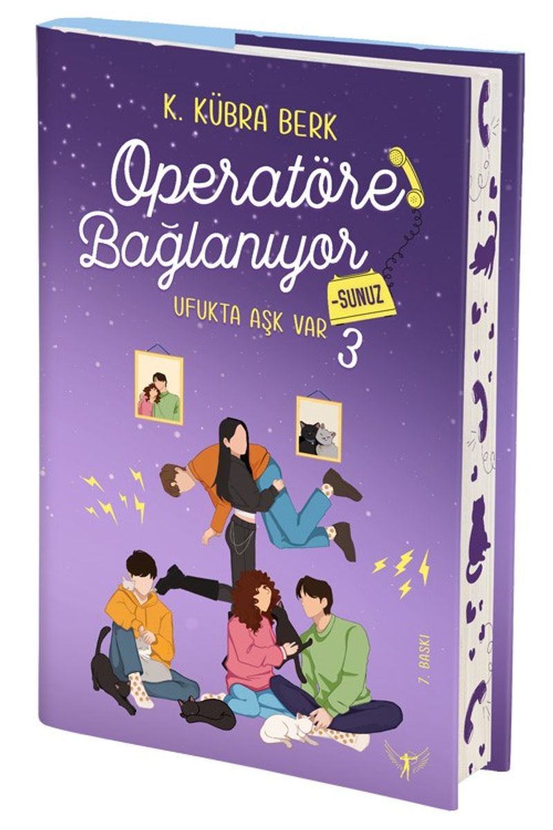 Operatöre Bağlanıyorsunuz 3 Ufukta Aşk Var (Ciltli - Yan Boyamalı) kitap kapağı