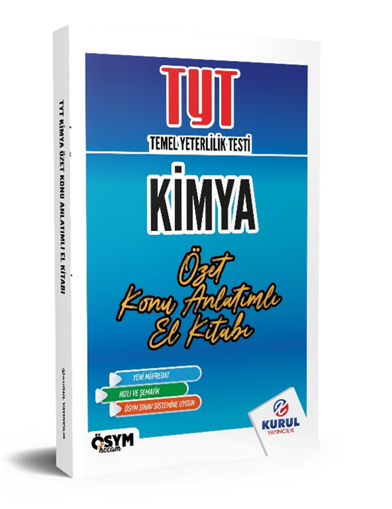 TYT Kimya Özet Konu Anlatımlı El Kitabı kitap kapağı