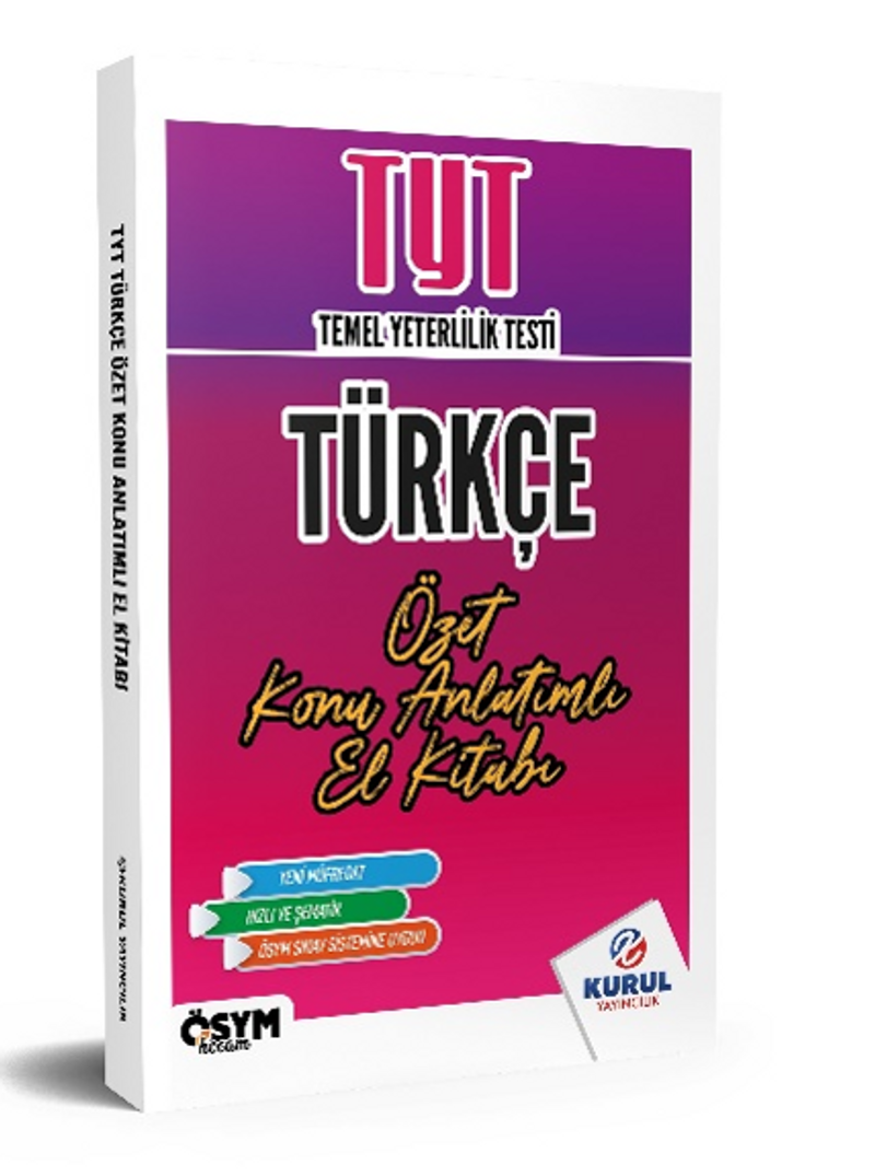 TYT Türkçe Özet Konu Anlatımlı El Kitabı kitap kapağı