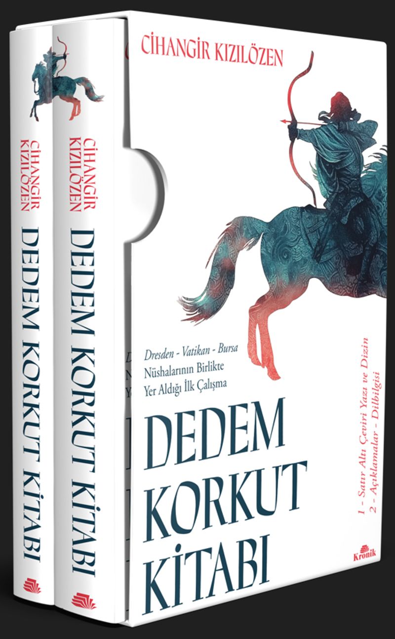 Dedem Korkut Kitabı (2 Cilt Kutulu) Dresden, Vatikan, Bursa Nüshalarının Birlikte Yer Aldığı İlk Çalışma kitap kapağı